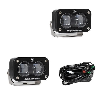Baja Designs S2 SAE, Pair LED Spot, Clear by Baja Designs