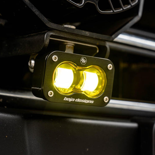 Baja Designs S2 SAE, Pair LED Spot, Baja Amber