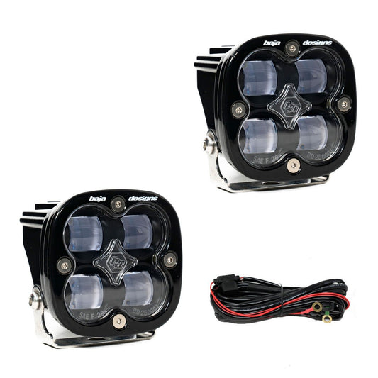 Baja Designs Squadron SAE LED Light Pod Pair (SAE Fog; Clear) - Baja Designs - 257801 - Auto Expedition