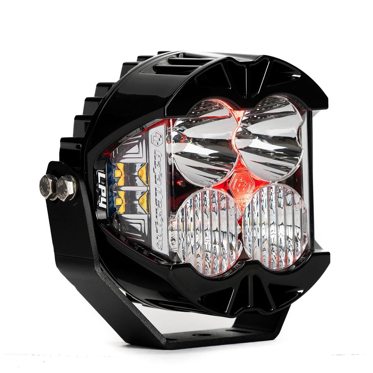 Baja Designs LP4 Pro LED Auxiliary Light Pod (Light Pattern: Driving/Combo; Color: Clear; Backlight: Red)