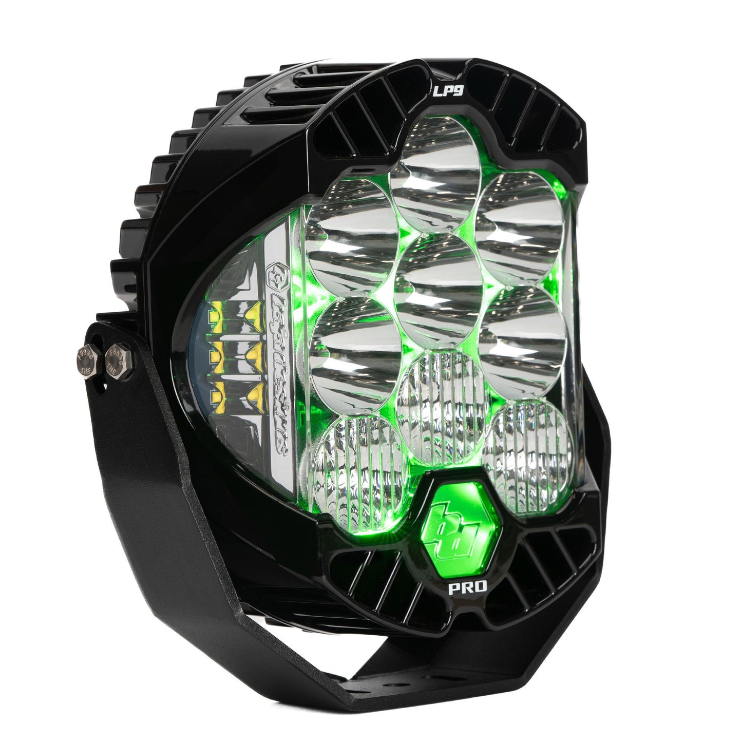 Baja Designs LP9 Pro LED Auxiliary Light Pod (Light Pattern: Driving/Combo; Color: Clear; Backlight: Green)