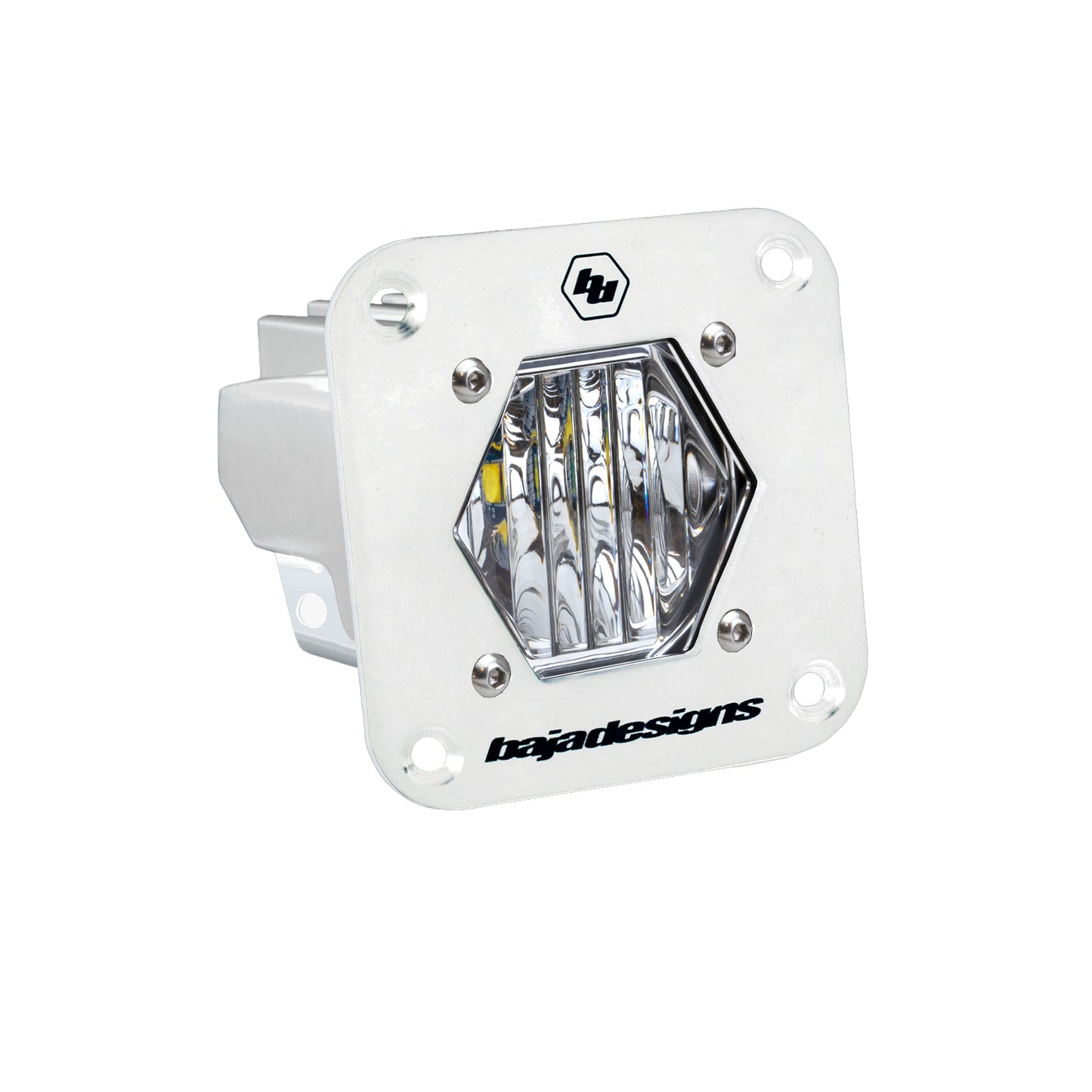 Baja Designs S1 White Flush Mount LED Light Pod (Wide Cornering; Clear)