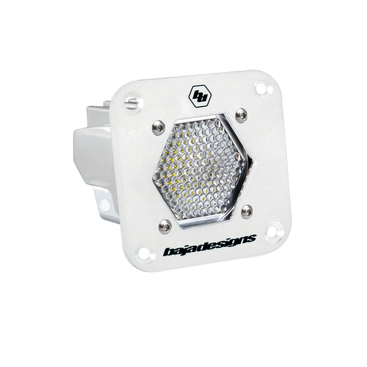 Baja Designs S1 White Flush Mount LED Light Pod (Work/Scene; Clear) - Baja Designs - 381006WT - Auto Expedition