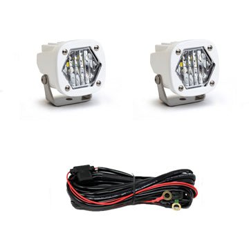 Baja Designs S1 White LED Light Pod Pair (Wide Cornering; Clear) - Baja Designs - 387805WT - Auto Expedition