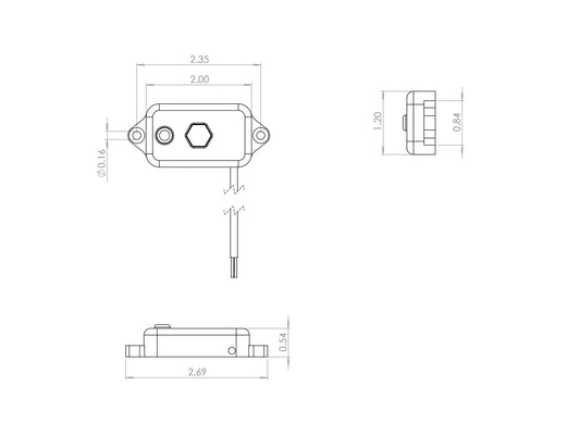 Baja Designs LED Dome Light with Switch (Baja Amber) by Baja Designs