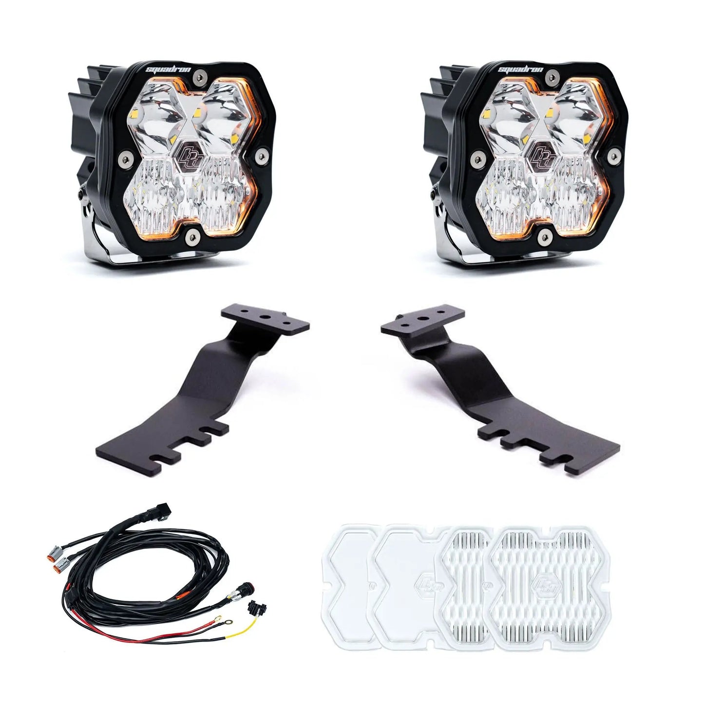 Baja Designs 2024-26 Toyota Tacoma, A-Pillar Kit, Squadron Sport 2.0, Clear, DC by Baja Designs