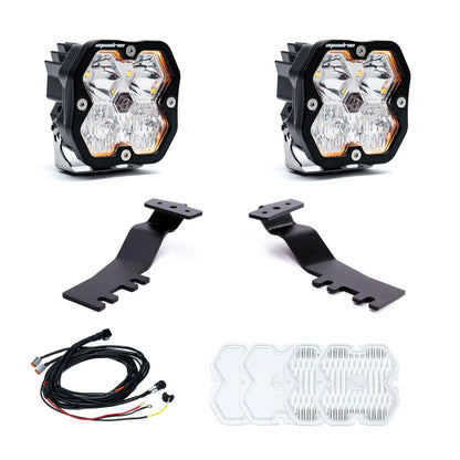 Baja Designs 2025-26 Toyota 4Runner, A-Pillar Kit, Squadron Sport 2.0, Clear, DC by Baja Designs