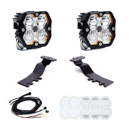 Baja Designs 2025-26 Toyota 4Runner, A-Pillar Kit, Squadron Pro 2.0, Clear, DC by Baja Designs