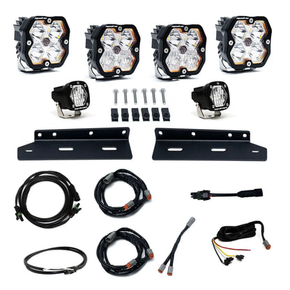 Baja Designs 21-26 Ford Raptor, Fog Pocket Kit, Squadron Sport 2.0, Clear, Multi Patterns by Baja Designs