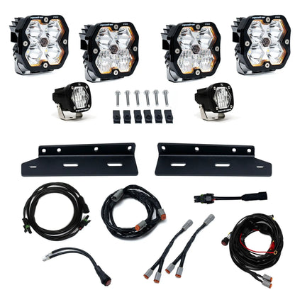 Baja Designs 21-26 Ford Raptor, Fog Pocket Kit, Squadron Pro 2.0/S1, Clear, Multi Patterns by Baja Designs