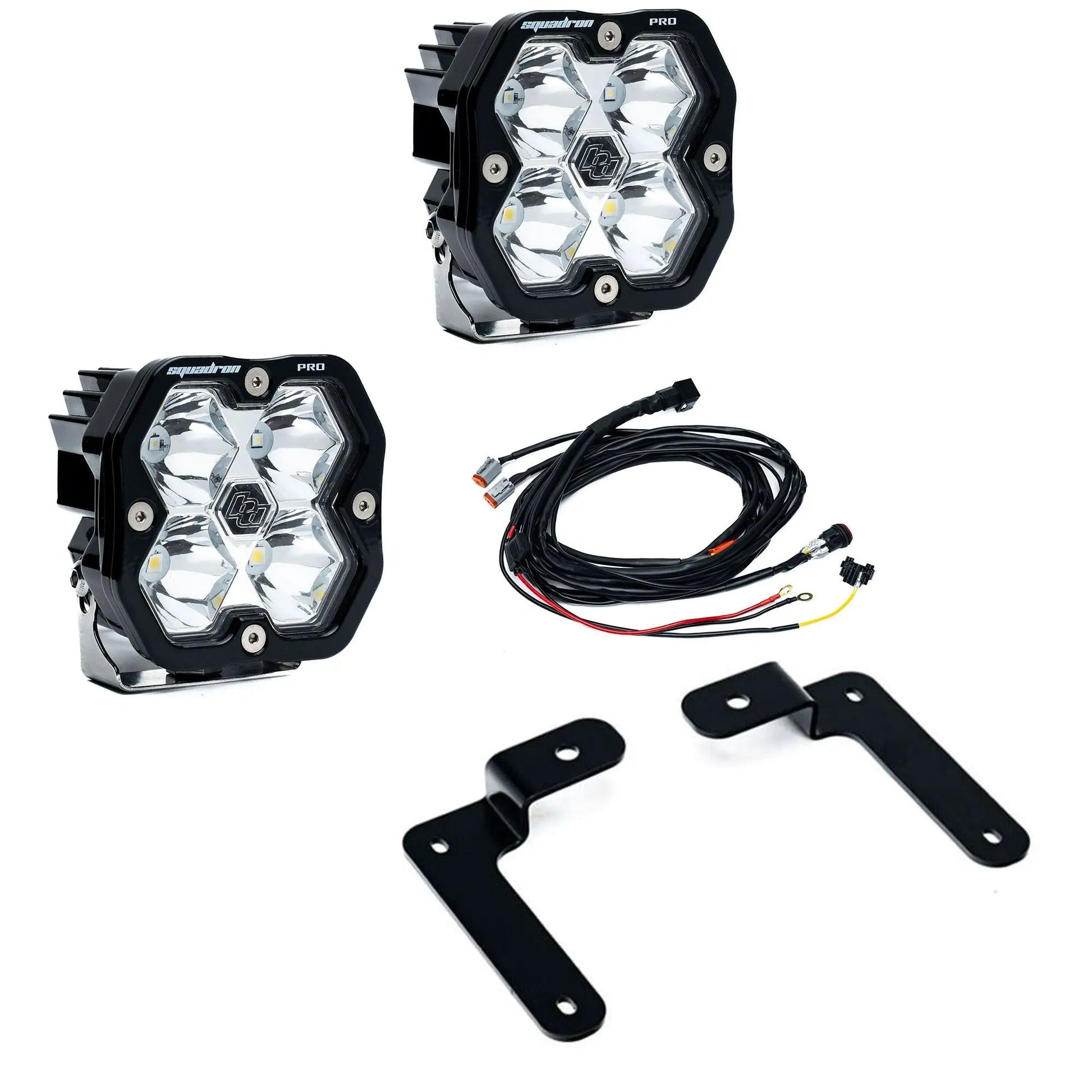 Baja Designs 2018-2025 Jeep JL/JT, (18-26), A-Pillar Kit, Squadron Pro 2.0, Clear, Spot by Baja Designs