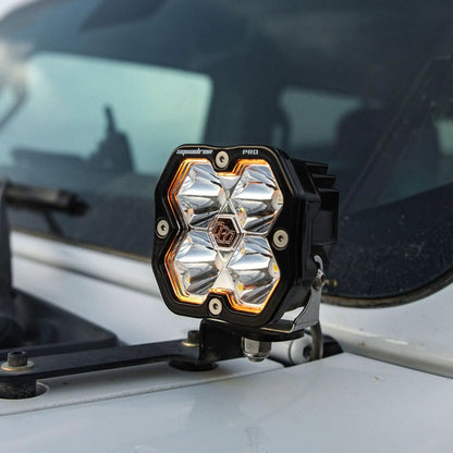 Baja Designs 2018-2025 Jeep JL/JT, (18-26), A-Pillar Kit, Squadron Pro 2.0, Clear, Spot by Baja Designs