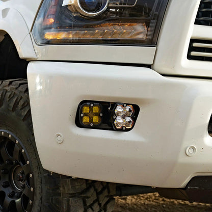 Baja Designs 2010-2018 Dodge Ram 2500/3500, 09-12 1500, Fog Pocket Kit, Squadron SAE 2.0, Baja Amber, SAE Fog by Baja Designs