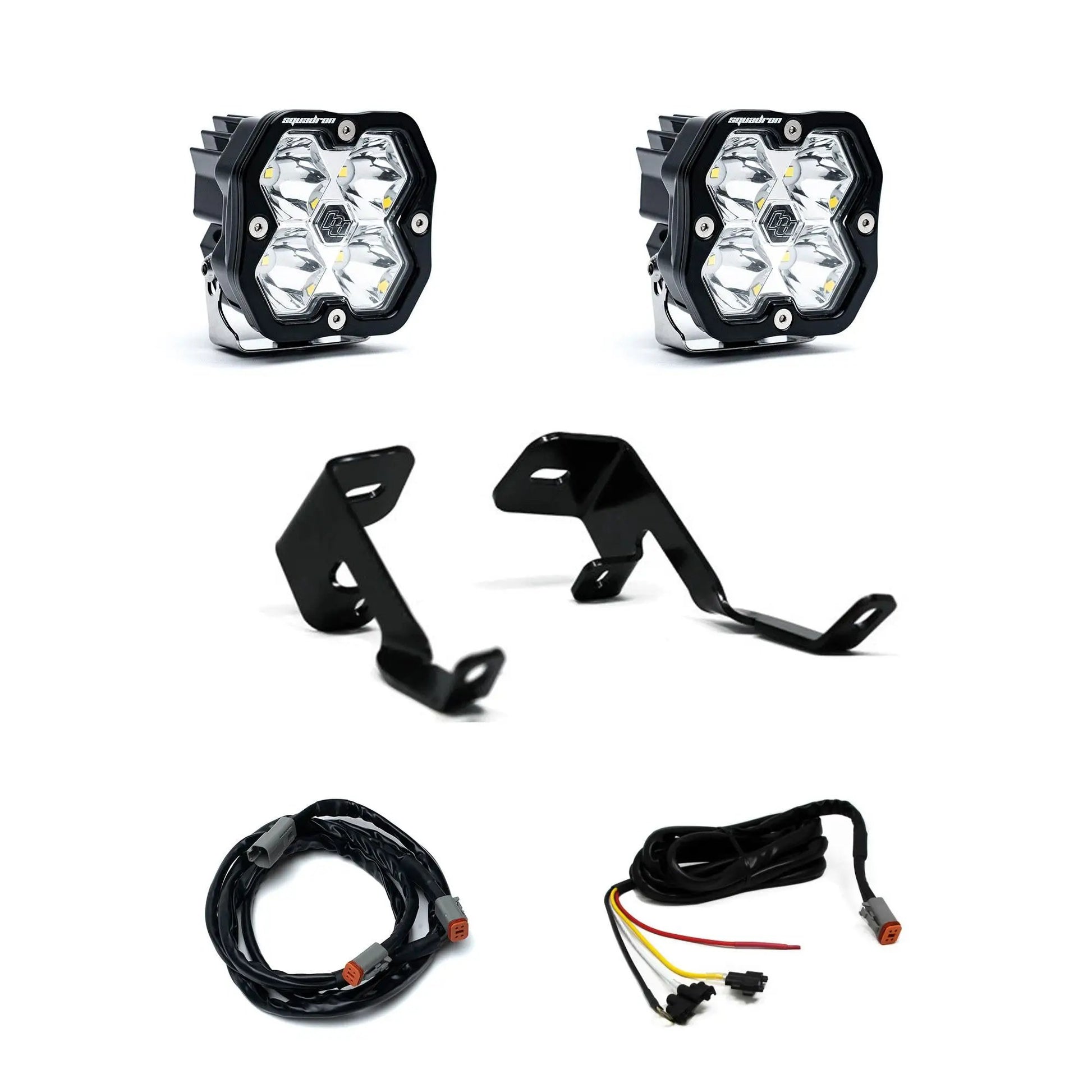 Baja Designs 2015-2020 Ford F-150, 17-20 Raptor, A-Pillar Kit, Squadron Sport 2.0, Clear, Spot by Baja Designs
