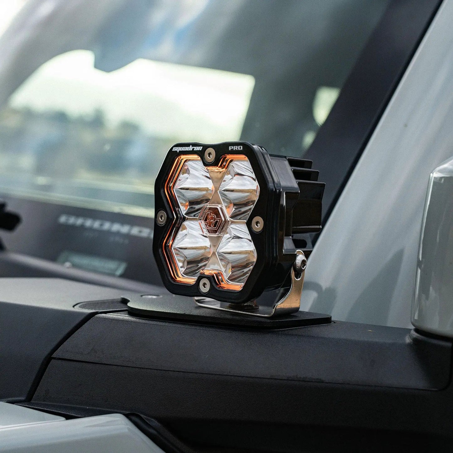 Baja Designs Ford Bronco (21-26), Bronco Raptor (22-26), A-Pillar Kit Toggle, Squadron Pro 2.0, Clear, Spot by Baja Designs