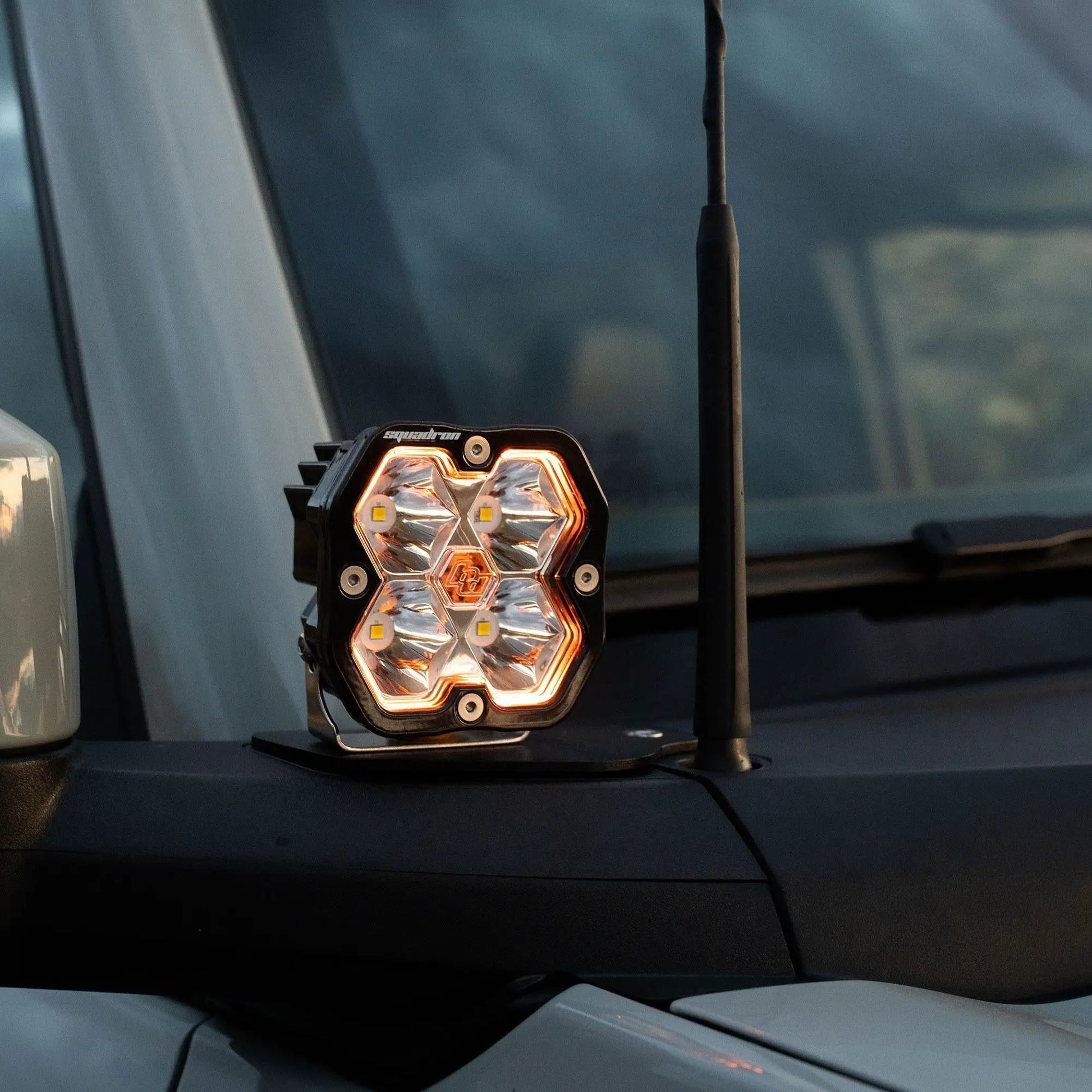 Baja Designs Ford Bronco (21-26), Bronco Raptor (22-26), A-Pillar Kit Toggle, Squadron Sport 2.0, Clear, Spot by Baja Designs