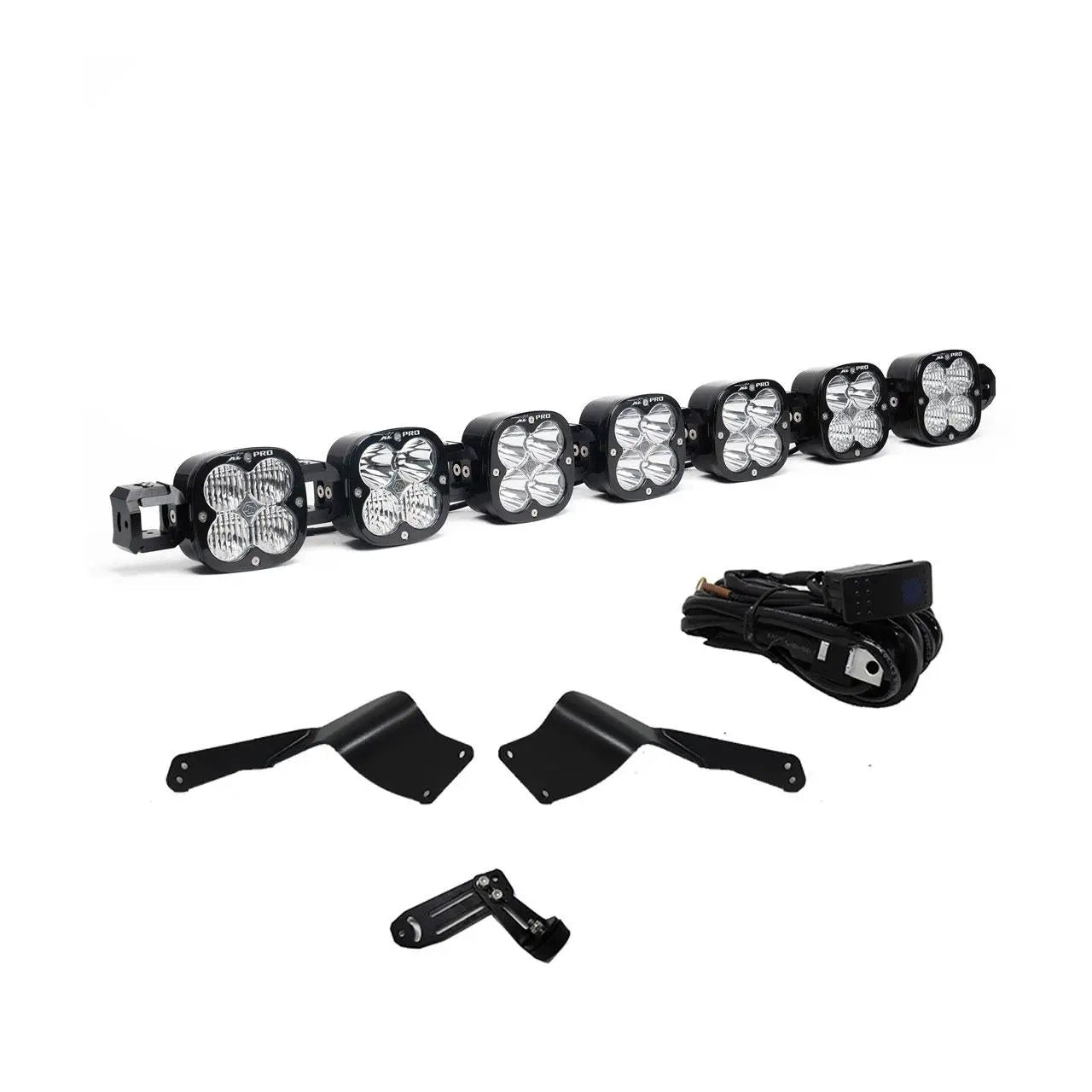 Baja Designs XL Pro Linkable Sport Roof Mount Kit - '17-24 Maverick X3 (Multi-Pattern, Clear) by Baja Designs