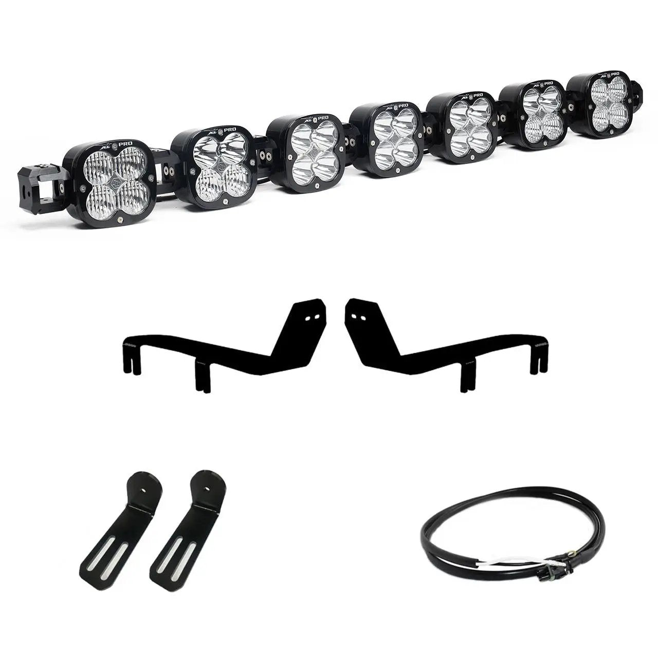 Baja Designs XL Pro Linkable Sport Bumper Light Kit - '17-20 F-150 Raptor (Multi-Pattern; Clear) by Baja Designs