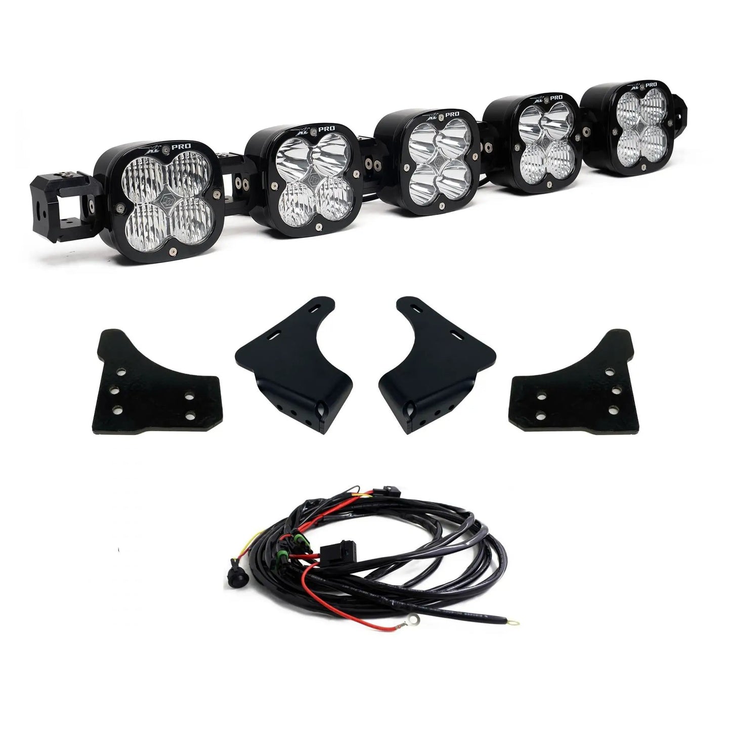 Baja Designs XL Pro Linkable Sport Bumper Light Kit - '21-23 F-150 (Multi-Pattern; Clear; Toggle Wiring) by Baja Designs
