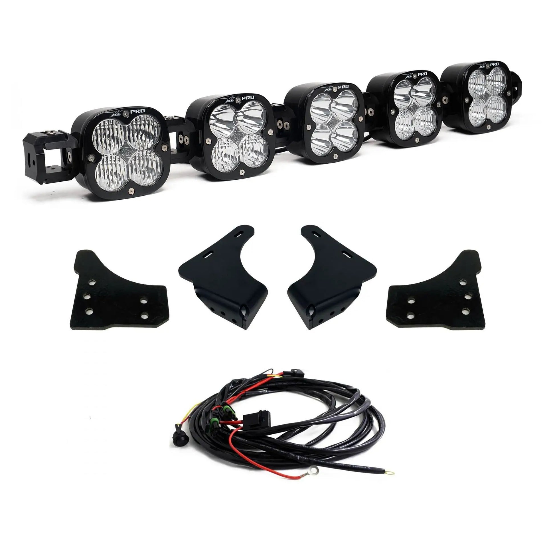 Baja Designs XL Pro Linkable Sport Bumper Light Kit - '21-23 F-150 (Multi-Pattern; Clear; Toggle Wiring) by Baja Designs