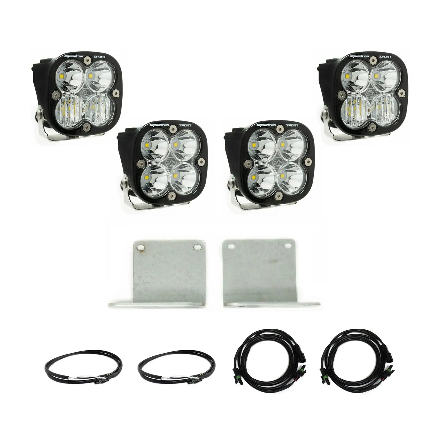 Baja Designs Ford Raptor Squadron Sport “Sportsmen” Dual Fog Pocket Light Kit - 2010-14 Ford F-150 SVT Raptor by Baja Designs