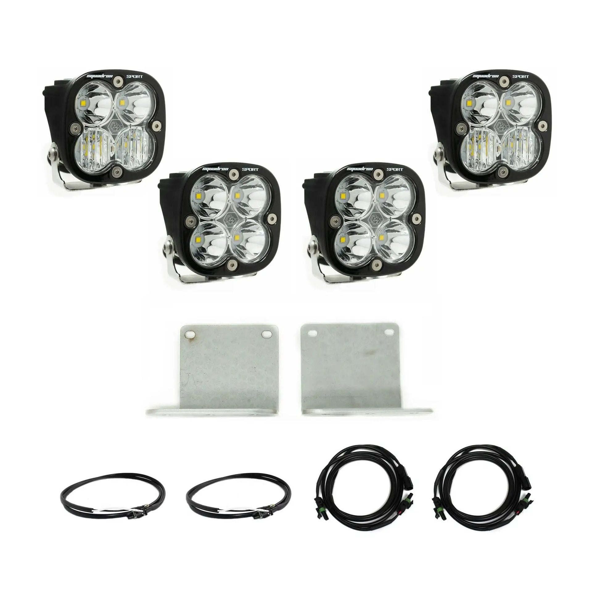 Baja Designs Ford Raptor Squadron Sport “Sportsmen” Dual Fog Pocket Light Kit - 2010-14 Ford F-150 SVT Raptor by Baja Designs