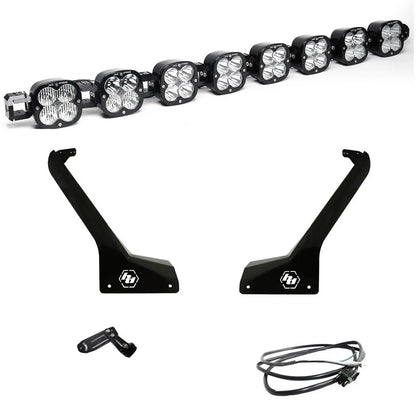 Baja Designs XL Pro Linkable Roof Mount Kit - '20-26 Gladiator / '18-26 Wrangler JL (Multi-Pattern; Clear; Upfitter Wiring) by Baja Designs