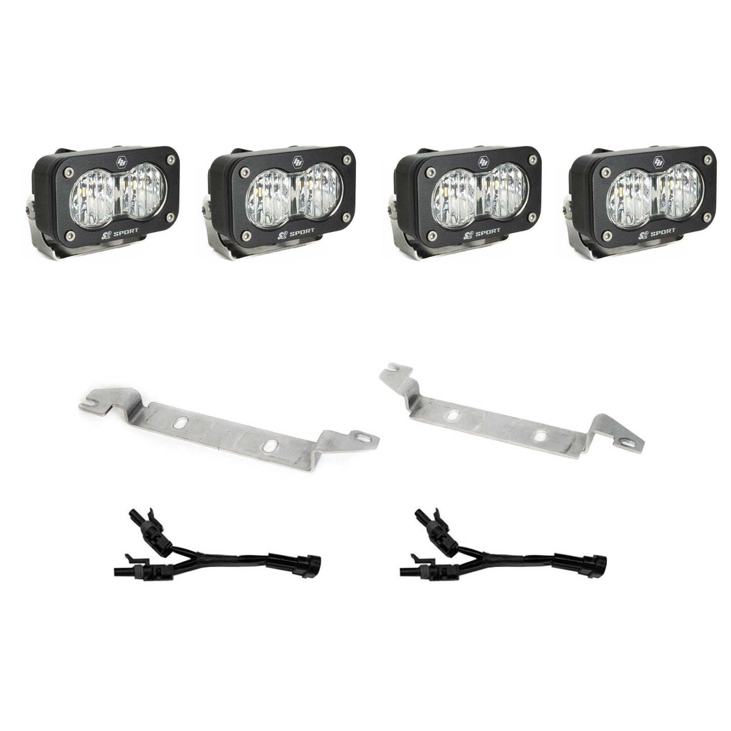 Baja Designs S2 Sport OEM Fog Light Replacement Kit - 2025-2026 Toyota 4Runner, Non-TRD Pro (Clear)