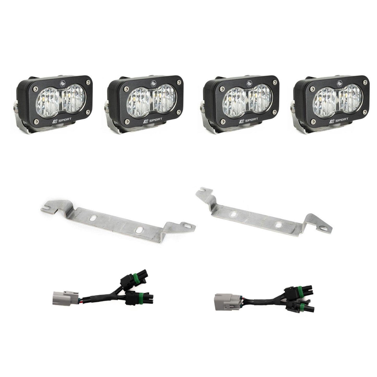 Baja Designs S2 Sport OEM Fog Light Replacement Kit - 2025-2026 Toyota 4Runner NOTE: TRD Pro/Trailhunter (Clear)