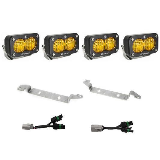 Baja Designs S2 Sport OEM Fog Light Replacement Kit - 2025 - 2026 Toyota 4Runner NOTE: TRD Pro/Trailhunter (Amber) - Baja Designs - 44-8285 - Auto Expedition