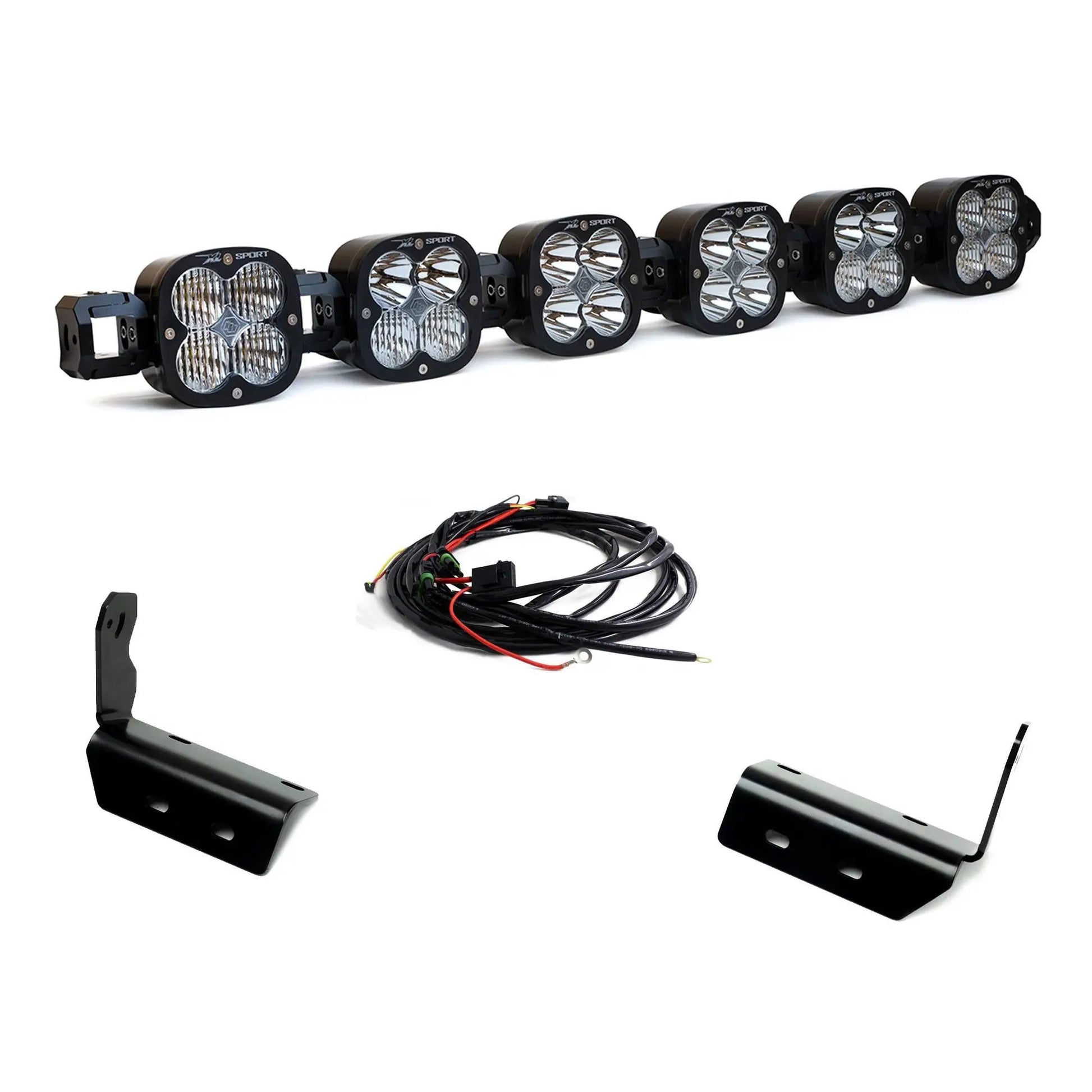 Baja Designs Ford 6 XL Sport Linkable Bumper Light Kit - 2024-2026 Ford F-150 Raptor R/37 by Baja Designs