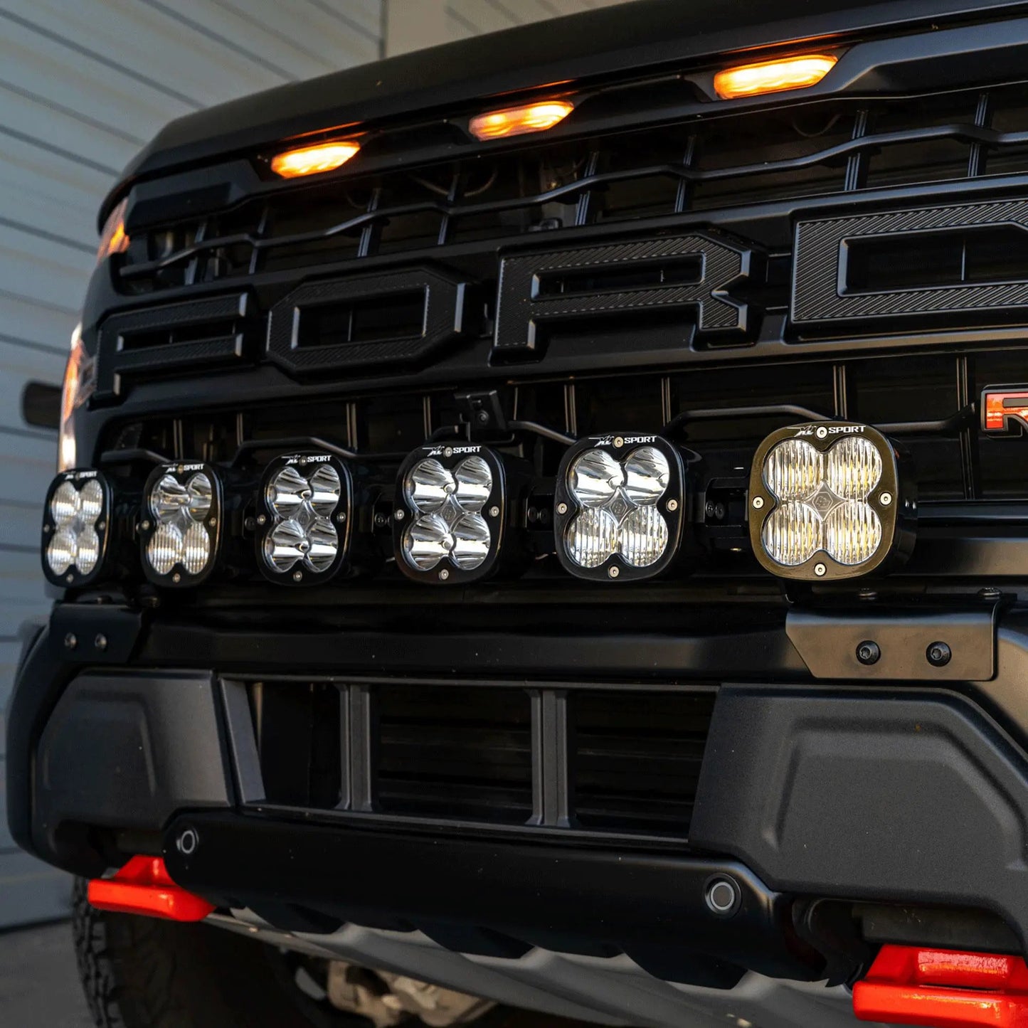 Baja Designs Ford 6 XL Sport Linkable Bumper Light Kit - 2024-2026 Ford F-150 Raptor R/37 by Baja Designs