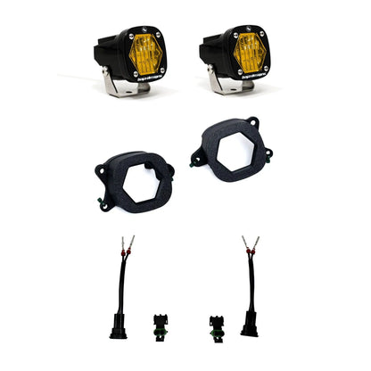 Baja Designs S1 Fog Pocket Light Kit - Ford Ranger Raptor 2024-2026 (Wide Cornering; Baja Amber) by Baja Designs