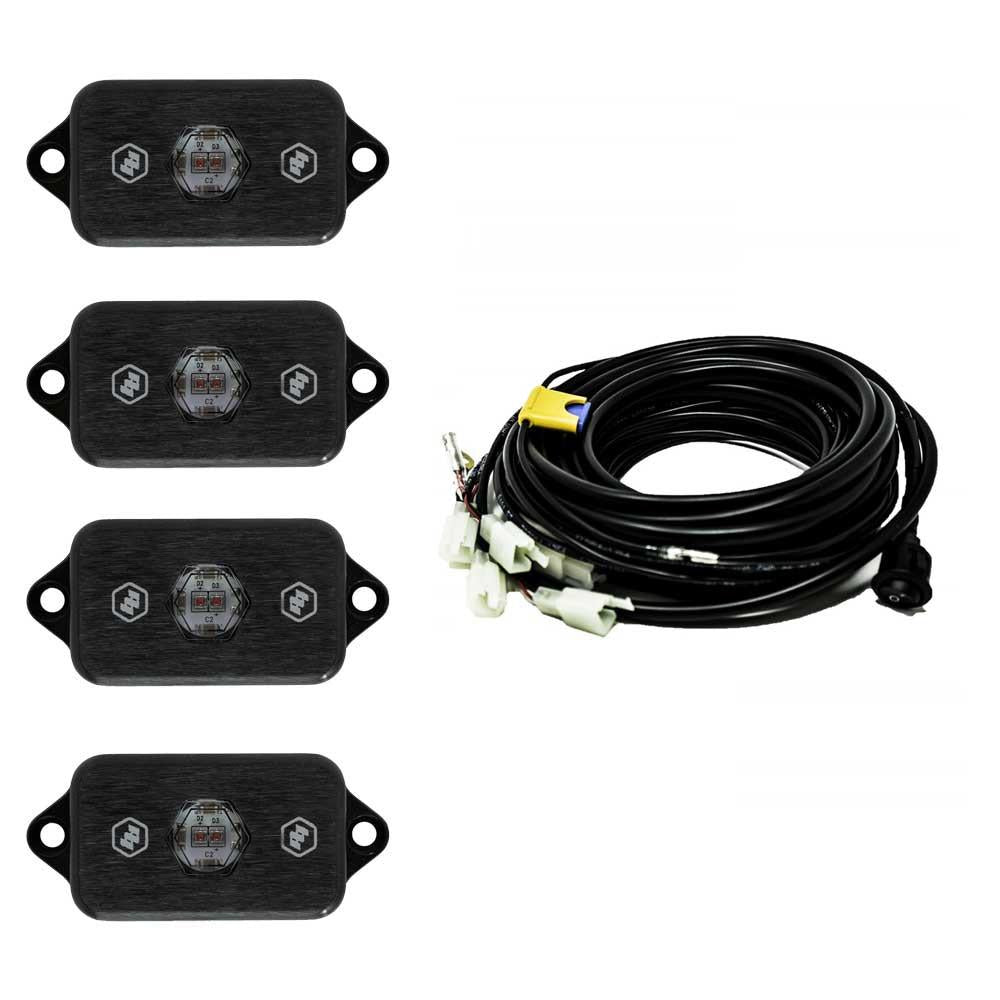 Baja Designs LED Rock Light Kit (Red)
