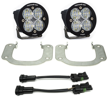 Baja Designs Squadron-R Pro Fog Pocket Kit - '16-19 Titan (Wide Cornering; Clear)