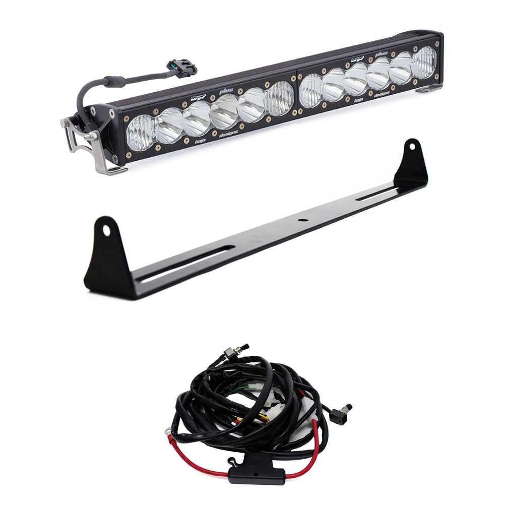 Baja Designs OnX6+ 20 Inch Bumper Kit - '07-13 Silverado/Sierra 1500/2500HD/3500HD {'07 New Body Style} (Driving/Combo; Clear)