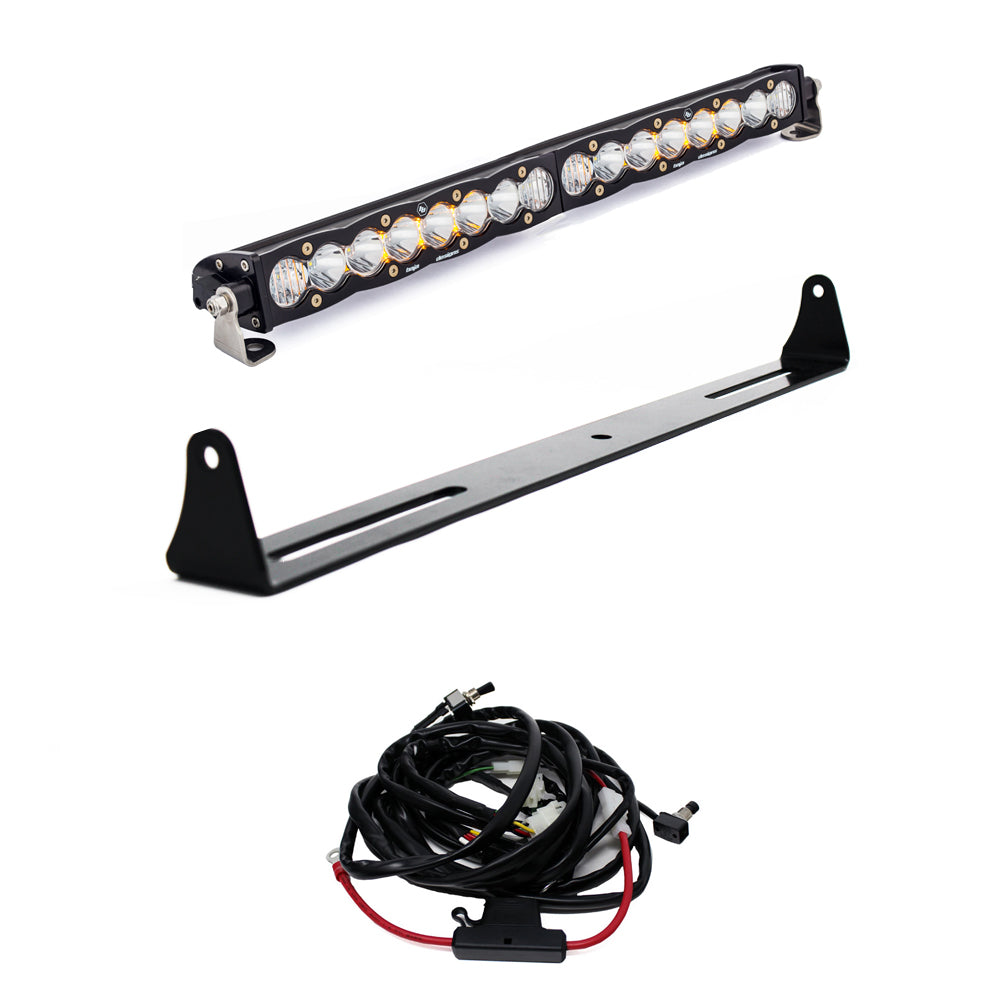 Baja Designs S8 20 Inch Bumper Kit - '07-13 Silverado/Sierra 1500/2500HD/3500HD {'07 New Body Style} (Driving/Combo; Clear)