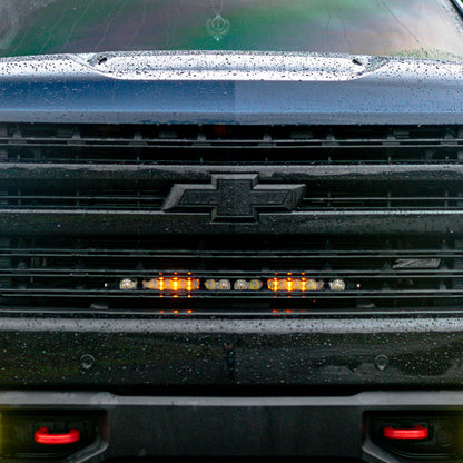 Baja Designs S8 20 Inch Grille Kit - '19-21 Silverado 1500; Exc. LTZ Models (Driving/Combo; Clear)