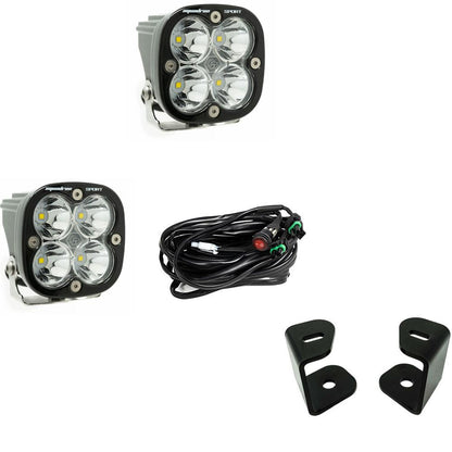 Baja Designs Squadron Sport A-Pillar Kit - '09-10 Ram 1500; '11-18 1500; '19 1500 Classic (Driving/Combo; Clear)
