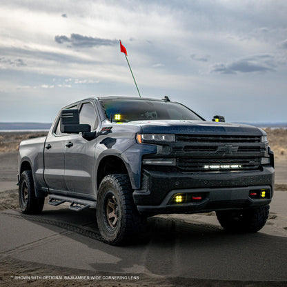 Baja Designs Squadron Pro A-Pillar Kit - '19-24 Silverado 1500 (Spot; Clear)
