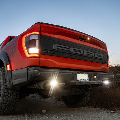 Baja Designs S2 Sport Dual Reverse Kit - '17-26 F-150 Raptor, '23-26 Bronco Raptor, '24-26 F-150 Raptor 37/R (Wide Cornering; Clear)