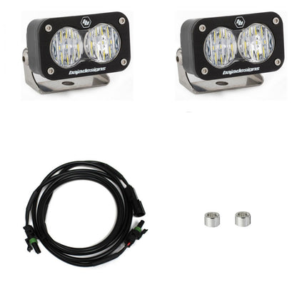 Baja Designs S2 Sport Dual Reverse Kit - '17-26 F-150 Raptor, '23-26 Bronco Raptor, '24-26 F-150 Raptor 37/R (Wide Cornering; Clear)