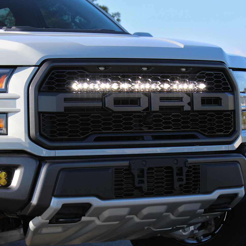 Baja Designs S8 30 Inch Grille Upper Kit - '17-20 F-150 Raptor (Driving/Combo; Clear)