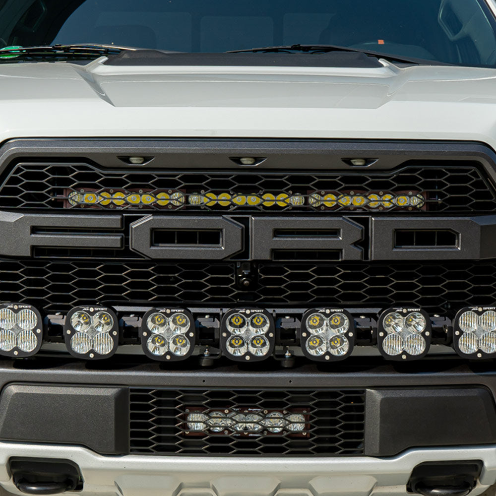 Baja Designs S8 30 Inch Grille Upper Kit - '17-20 F-150 Raptor (Driving/Combo; Clear)