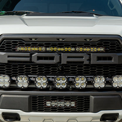 Baja Designs S8 30 Inch Grille Upper Kit - '17-20 F-150 Raptor (Driving/Combo; Clear)