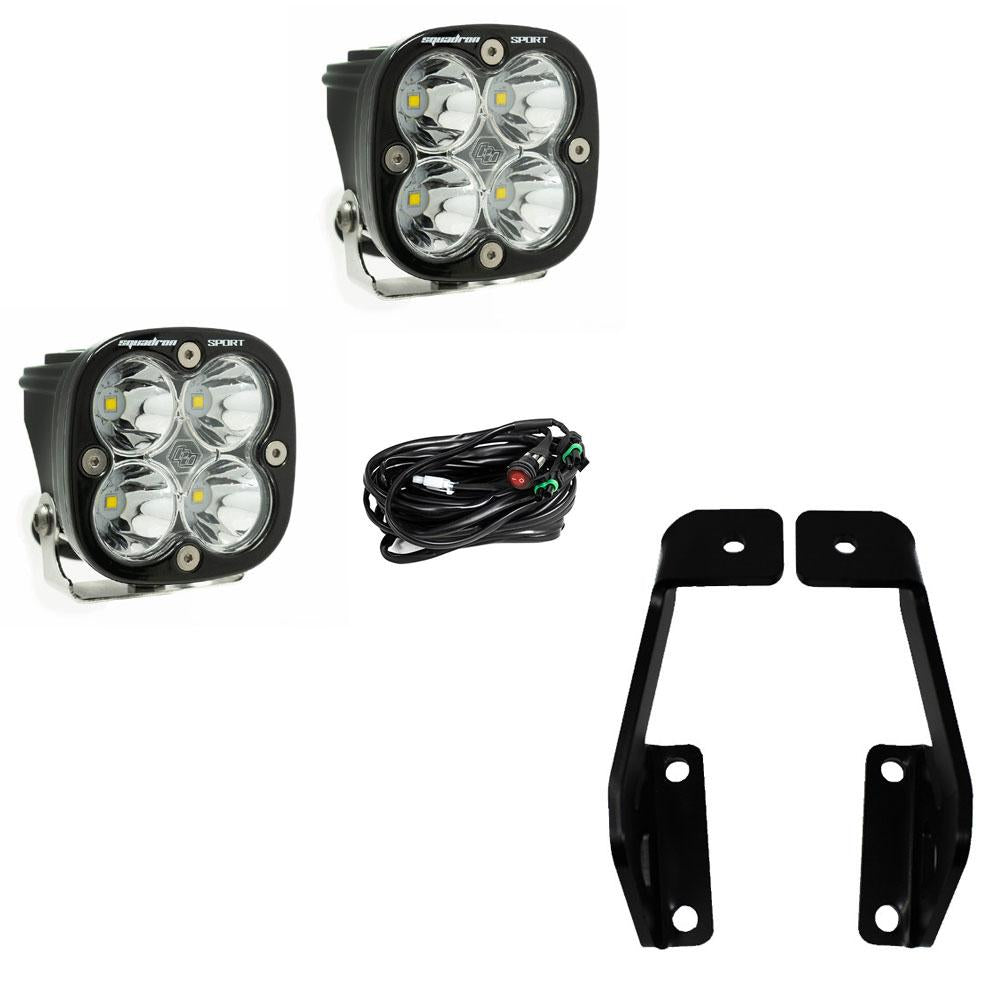 Baja Designs Squadron Sport A-Pillar Kit - '09-14 F-150; '10-14 F-150 SVT Raptor (Spot; Clear)