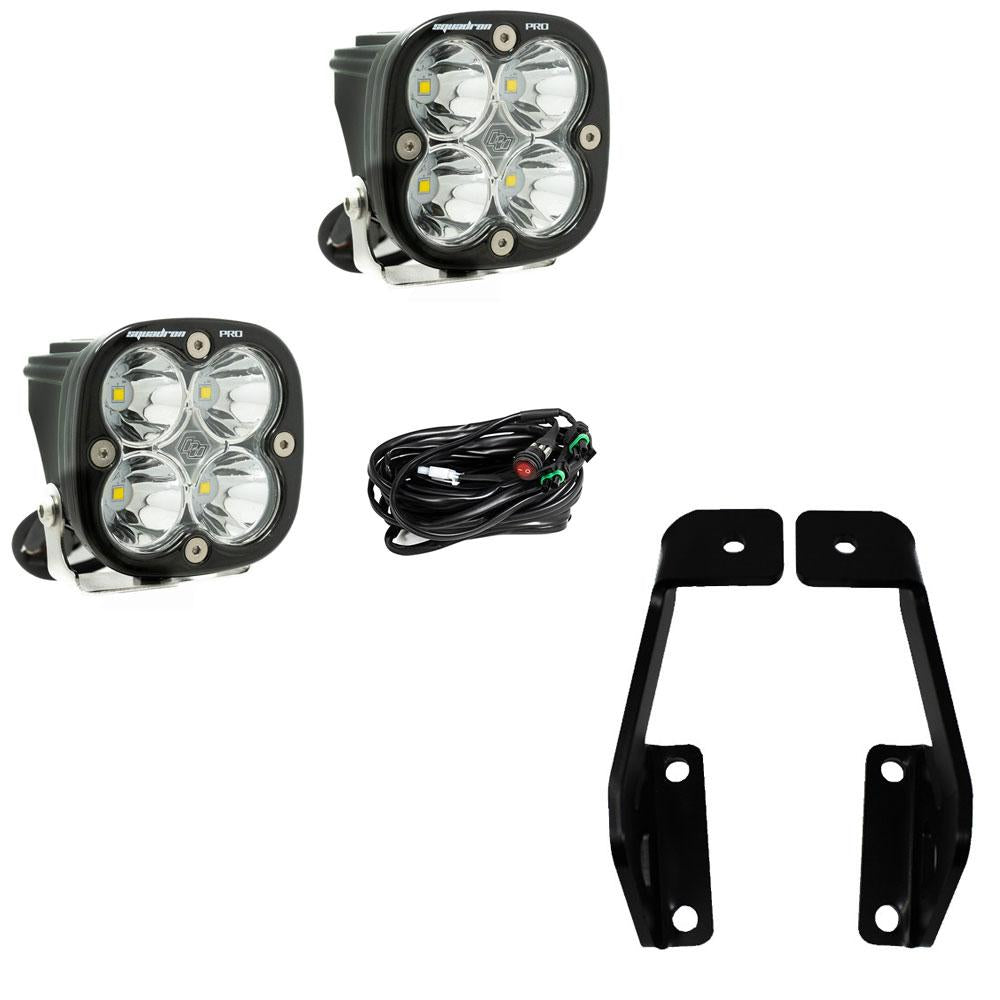 Baja Designs Squadron Pro A-Pillar Kit - '09-14 F-150; '10-14 F-150 SVT Raptor (Driving/Combo; Clear)