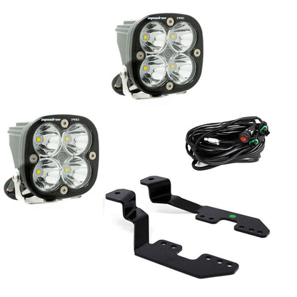 Baja Designs Squadron Pro A-Pillar Kit - '14-18 Silverado/Sierra 1500; '15-19 Colorado/Canyon (Spot; Clear)