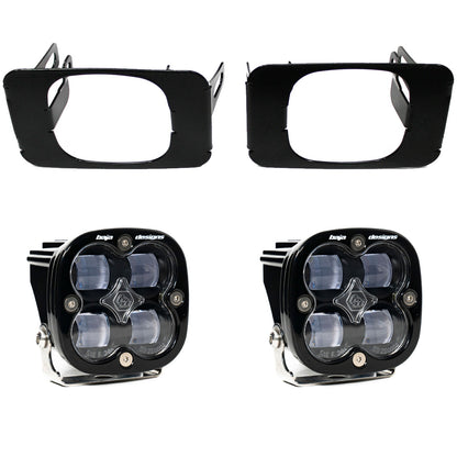 Baja Designs Squadron SAE Fog Pocket Light Kit - Ford 2015-20 F-150; 2017-22 F-250/350 Super Duty (Light Pattern: SAE Fog; Color: Clear)