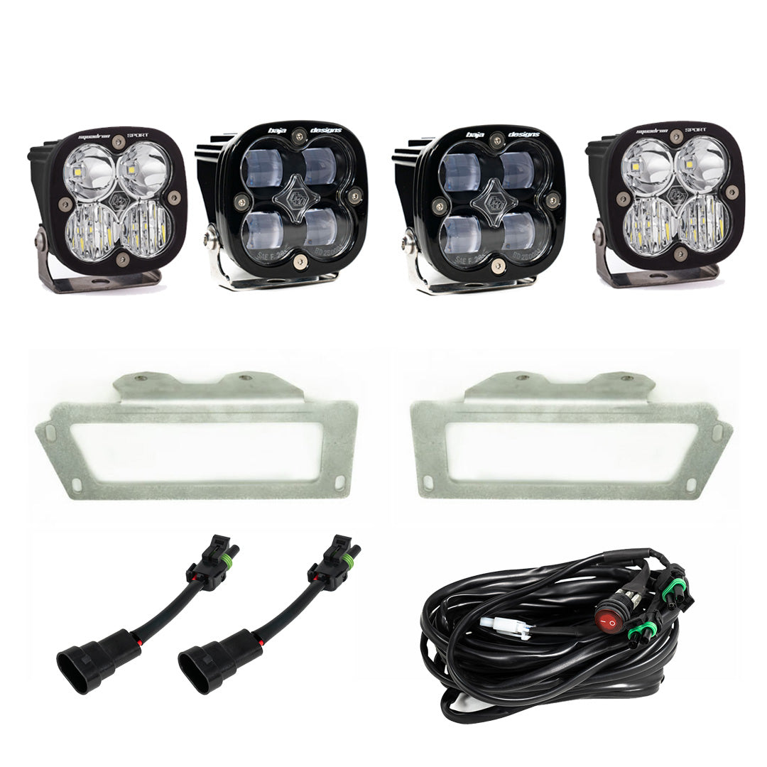 Baja Designs Squadron SAE Fog Pocket Kit - '09-10 Ram 1500; '11-12 1500; '10-18 2500/3500 (SAE Fog; Clear)